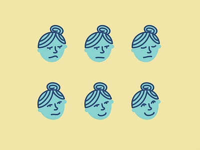 map friends emotions experience map icons illustration