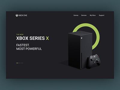 XBOX SERIES X - UI design game game design games gaming website interface landingpage ui uidesign uiux user interface design ux website xboxone