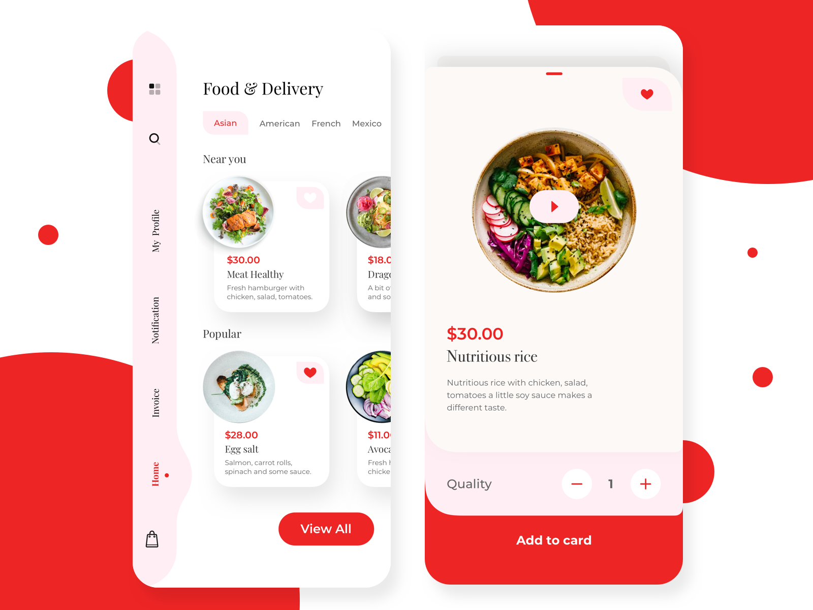 Example of List food