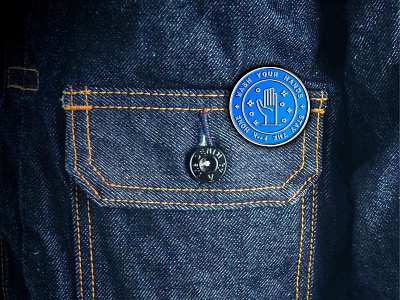 stayhome2 blue circle circle logo covid covid 19 design enamel pin graphic design illustration vector visual design