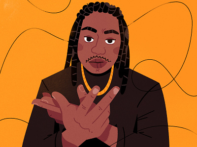 Rapid Man art artist character cover design illustration music musician procreate rapper