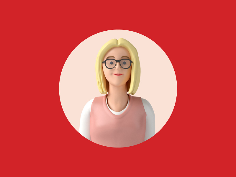 Anni 3d art 3dcharacter