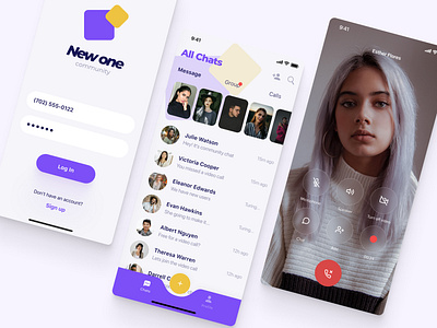 Chat, community, mobile IOS app design figma ios mobile ui social ui ui design