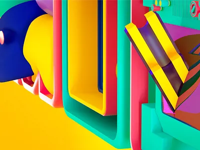 Moon Studio Identity Details 3d art branding branding design bright colorful design futuristic graphic graphic design illustration logo ui