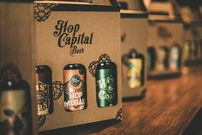 Hop Capital Beer - Beer Branding agency beer beer art beer branding branding brasília design hop logo typography