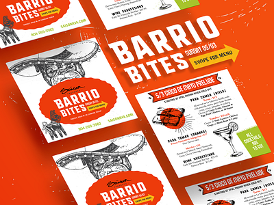 Saison Barriobites Cinco De Mayo Special branding branding design design social social media social media design