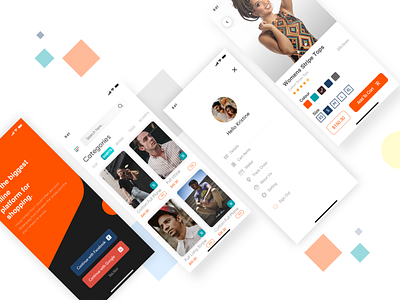 Online Clothing Store clothing mobile app online shop ui design