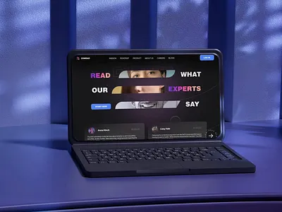 Crypto Dark Landing Page blockchain crypto crypto landing page defi ico landing page nft token