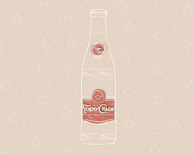 Topo Chico Print boho creative design drink fun graphic design illustration print sparkling water topo chico