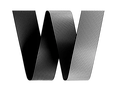W graphicdesign icon lines logo logotype type typedesign typeface typography