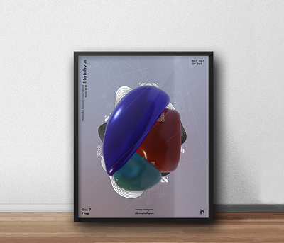 Design a Poster everyday - Day 67 3d 3d art 3d artist abstract design blender blender 3d blender3d blender3dart blendercycles design everydaydesign everydayposter graphicdesign illustration illustration art photoshop poster a day poster art poster challenge poster design