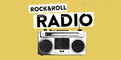 Rock & Roll Radio belfast design merchandise music northern ireland rock the ramones
