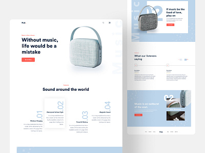 Product Landing Concept branding covid 19 homepage landing landing page design minimal design minimal web product branding product design product landing page speaker landing typogaphy ui design uidesign uiux uiux design userinterface webdesign website website design