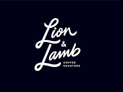 Lion&Lamb branding brushlettering california calligraphy coffee custom flow fun hipster idea idenitity lettering personal roasters script type unique