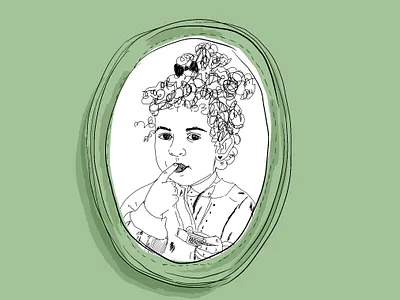 Me little digital art digital illustration digitalart illustration illustration art illustration design illustration digital illustrator kids portrait print procreate procreate app procreate art