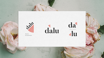Dalu Logo variations bakery logo brand identity branding cake design flat logo logo design logotype minimal minimalist logo symbol