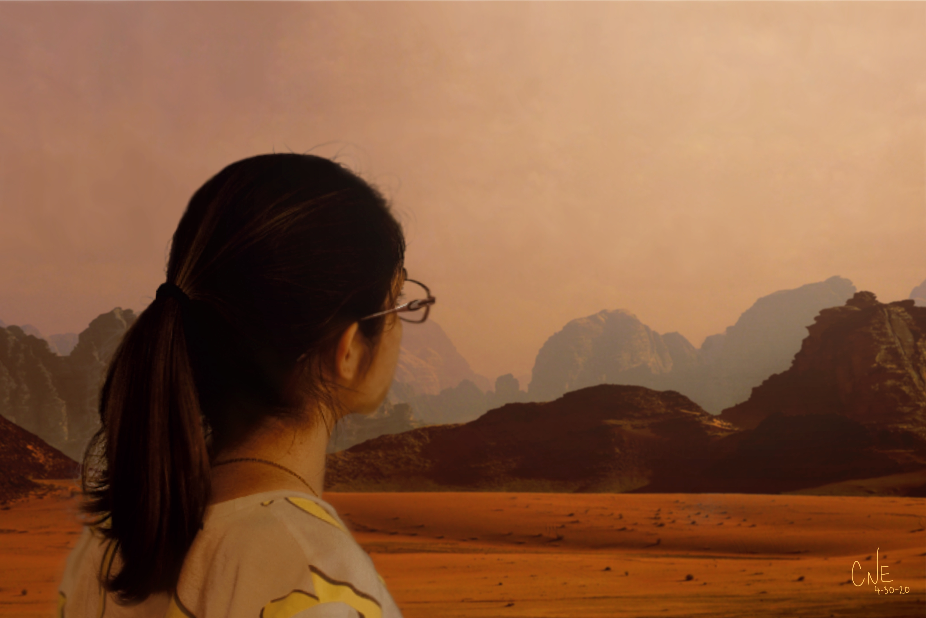 Example of Landed on Mars