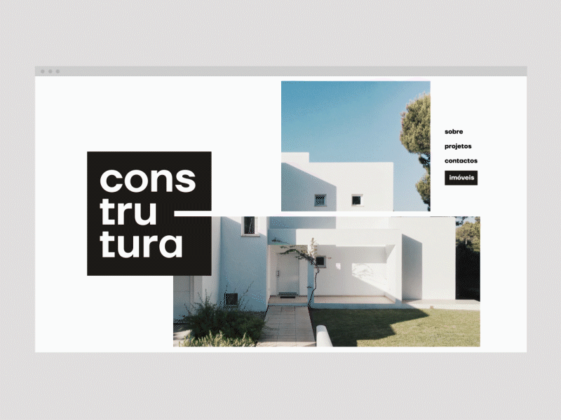 Construtura - motion construction design gif grey motion responsive ui uidesign userinterface web web design website