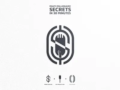 Millionaire Podcast artismstudio artwork brand identity creative graphic design graphicdesign grid icon illustrator logo millionaire minimal podcast success vector