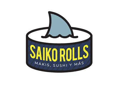 SUSHI LOGO abstract shark