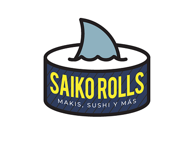 SUSHI LOGO abstract shark