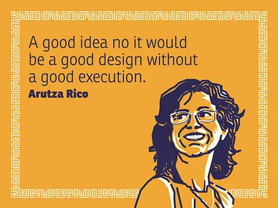 Arutza Rico colombia designer illustration portrait quote