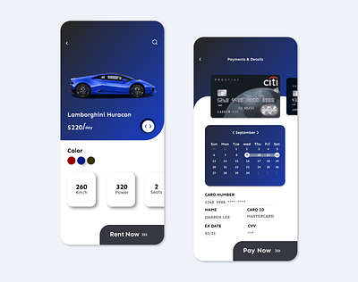 payment&Details Screen app branding dailyui design figma figmadesign mobile moblieapp ui