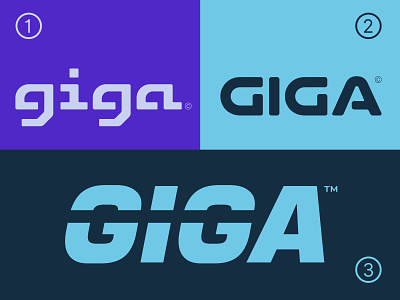 GIGA Final crypto currency custom future gas giga internet lettering logo logotype mining online typography