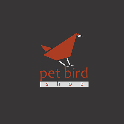 Pet Bird Shop sample logo branding design logo logodesign logotype minimal logo pet pet bird pet care pet shop