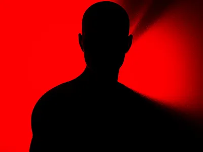 SHADE 3d 3d art 3d artist 3d render art blender blender 3d blender3d blender3dart blendercycles cycles cycles render cyclesrender dark male man minimal person red silhouette