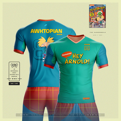 Unfavored 365 advertising animation apparel brand branding design hey arnold! illustration jersey jersey design jersey mockup logo marketing merchandise nick toons nickelodeon print typography