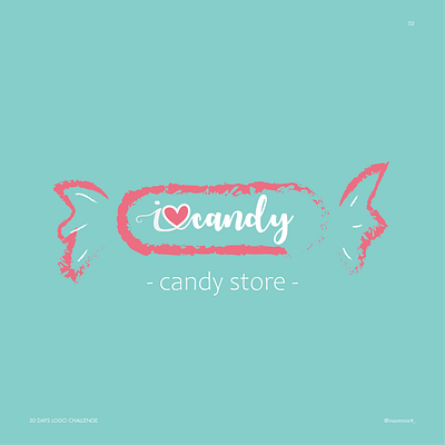 Candy Store Logo branding candy store logo design icon illustration illustrator logo minimal typography vector