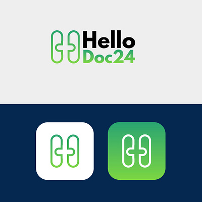 Hellodoc24 3 app brand brand design brand identity branding branding and identity branding design design illustrator logo logodesign vector