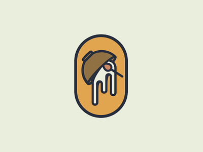 Spilled Soup 3 badge badge design badge logo branding design graphic design icon illustration logo logo design mortenson orange rustic soup spill spilled spilled soup spoon typography vector