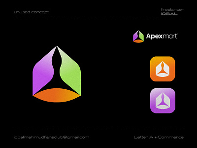 Letter A + eCommerce Logo Design Concept brand identity branding car logo design ecommerce logo icon logo logo design logo designer logo maker logo mark logos modern logo monogram online shop logo online shopping shopping logo store logo symbol vector