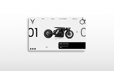 Concepts - Web Landpage concept design landpage motorcycle ui ux