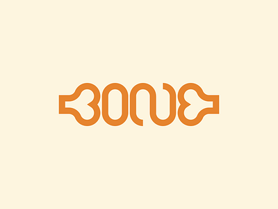 Bone logo concept brand branding design graphic illustration logo typography ui ux vector