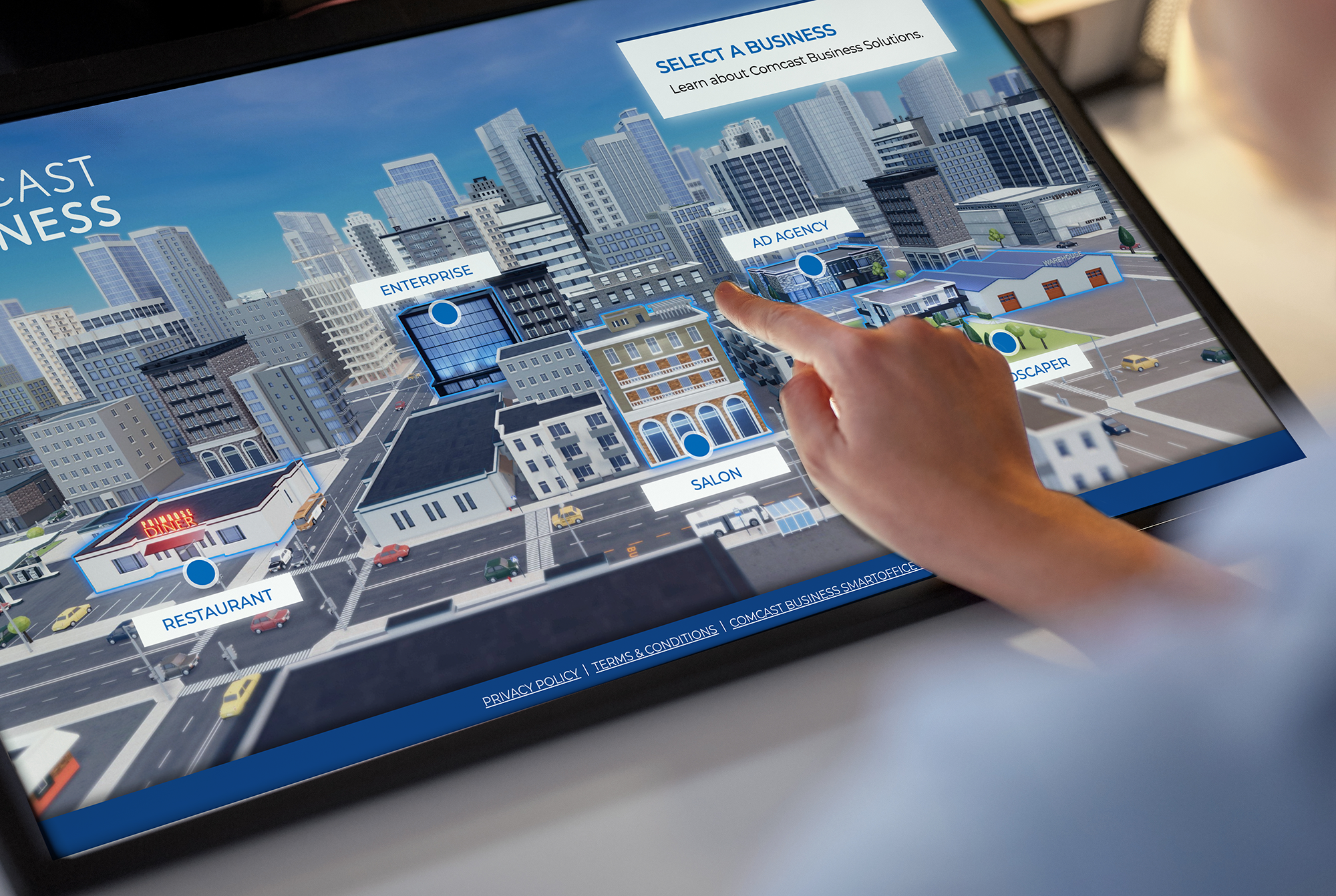 Virtual City Solutions - Small Business 3d art experiencedesign illustration ui design
