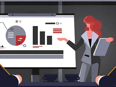 client animation branding business client design icon illustraion illustrator logo vector web website