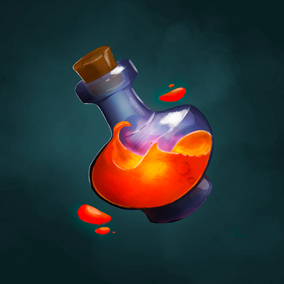 Orange potion art artist digital digital art digital painting drawing illustration orange potion training арт диджиталарт зелье рисунок фотошоп