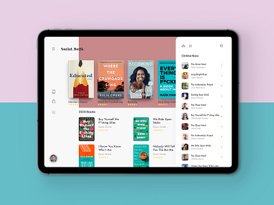 Book reading app app book design ios ipad read social ui ux