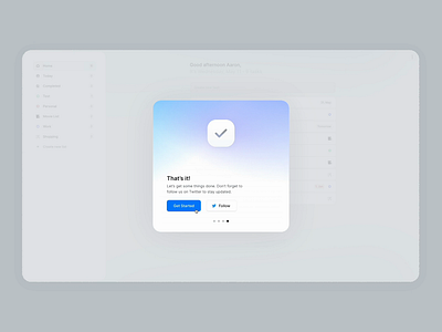 Onboarding animation app css flow gradient icon interface list micro interaction motion onboarding todo tutorial ui wizard
