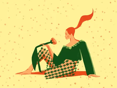 Nature secret power design illustration