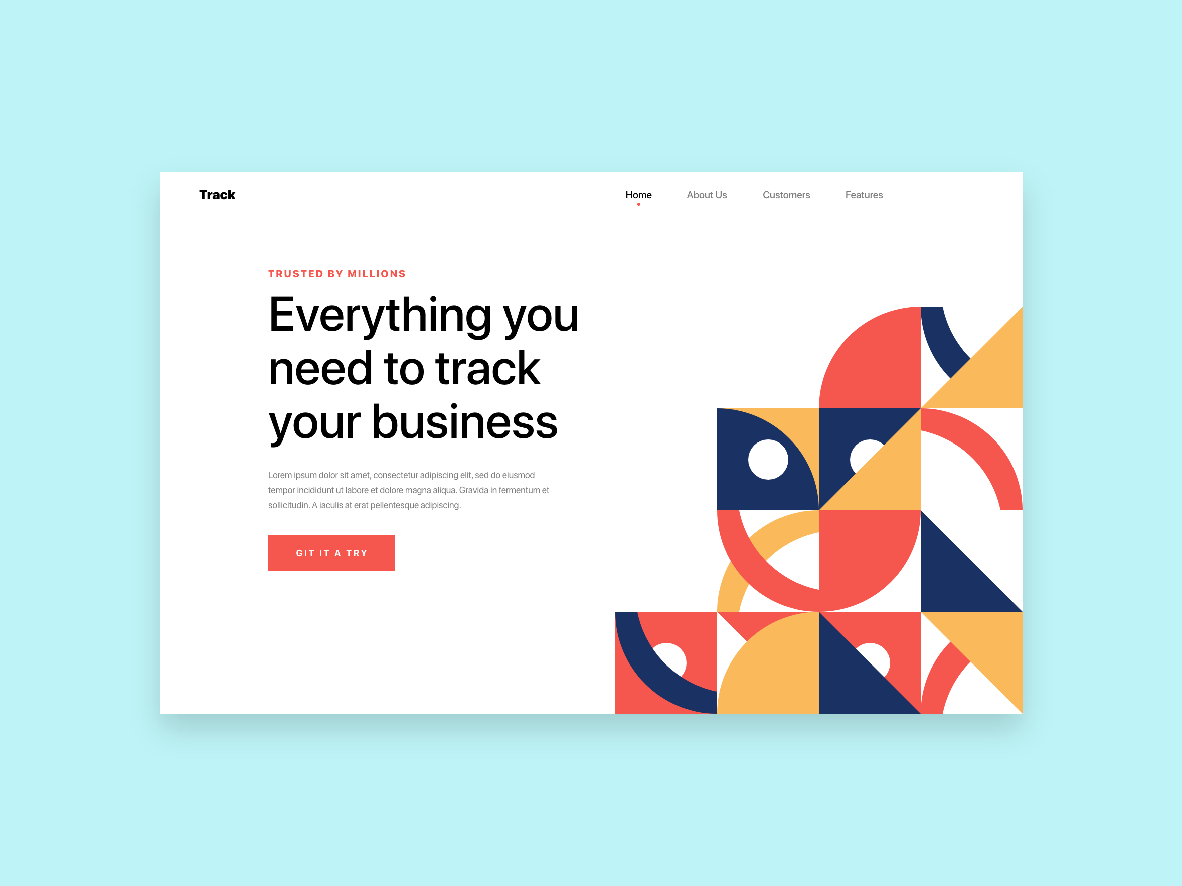 Example of Homepage