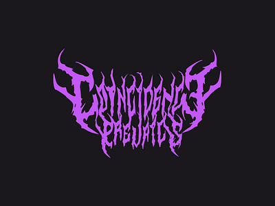 Deathcore Logo Practice deathcore lettering logo music