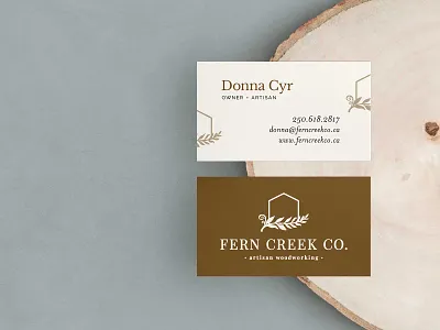 Fern Creek Co. | Business Card Design art direction branding business cards graphic design illustration logo logo design print design sustainable design