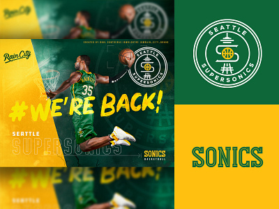 Seattle Sonics basketball nba rebrand seattle seattle sonics sonics supersonics