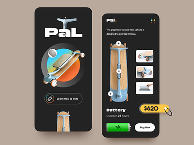 PAL - Smart Scooter Website mobile battery bike cycle electric scooter electric vehicle homepage landing page mobile responsive mockup rechargeable scooter ride scooter scooty skate skateboard tesla travel web design website website design