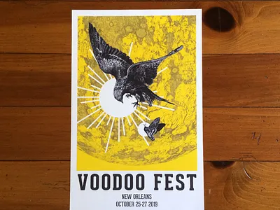 Voodoo Fest 2019 New Orleans 2019 gigposter louisiana music music festival new orleans voodoo fest