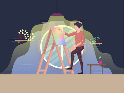 Illustration adobe animation artist creative design dribbble flat flat design flat design flat illustration flatdesign illustration illustrator minimal vector